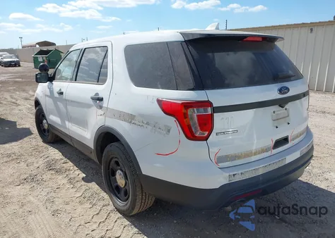 2016 Ford Police Interceptor from USA, damaged, VIN 1FM5K8AR4GGB96985